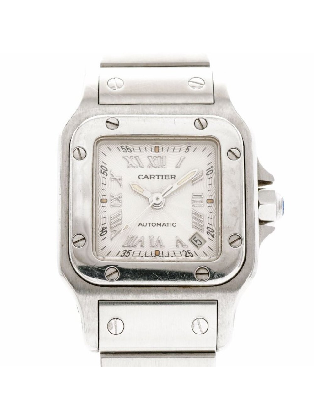 Cartier Santos Galbe SM Silver Dial Watch